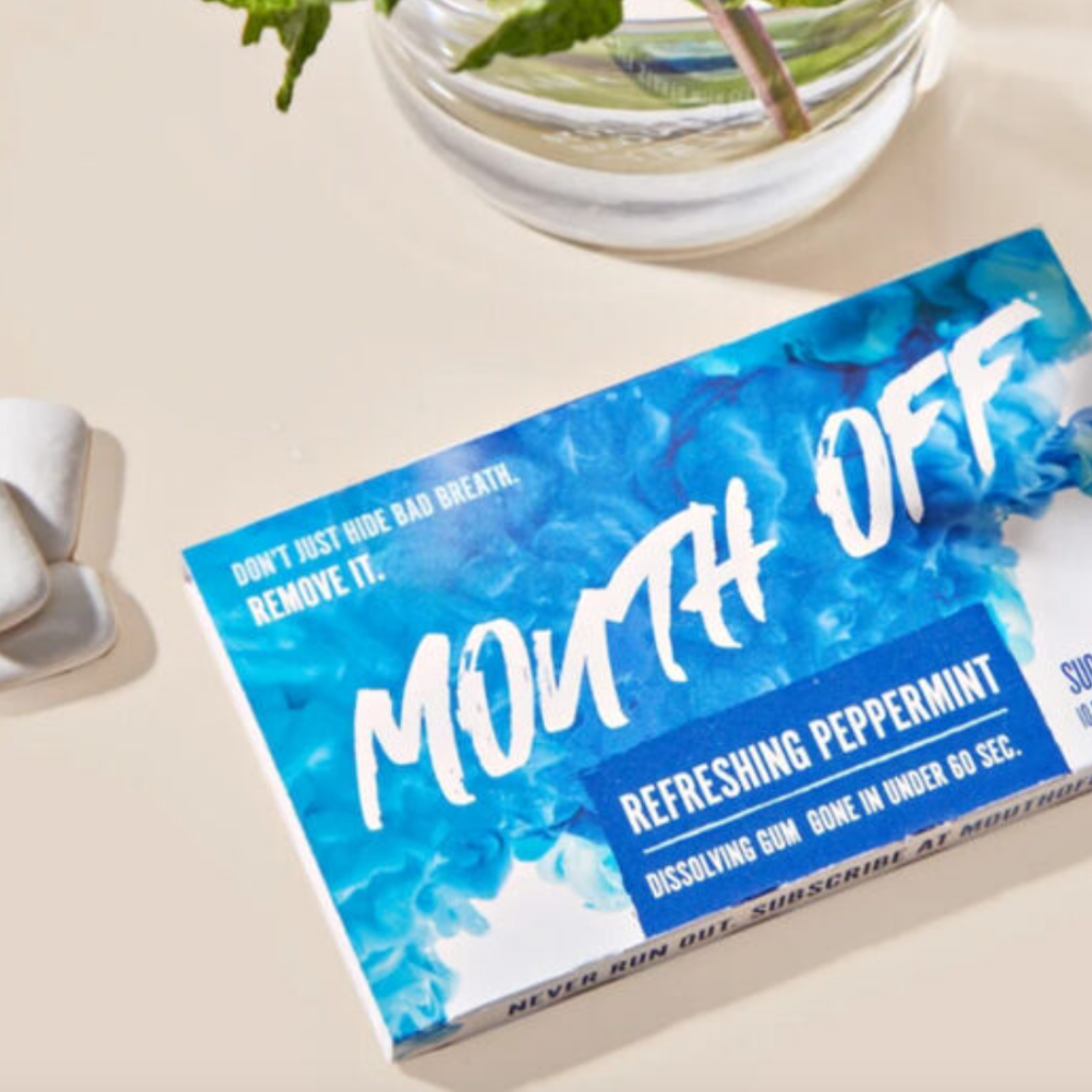 Mouth Off Dissolving Gum as seen in Trendhunter.com